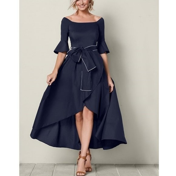 venus high low dress